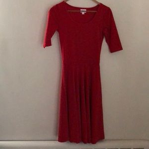 Lularoe red Nicole xxs